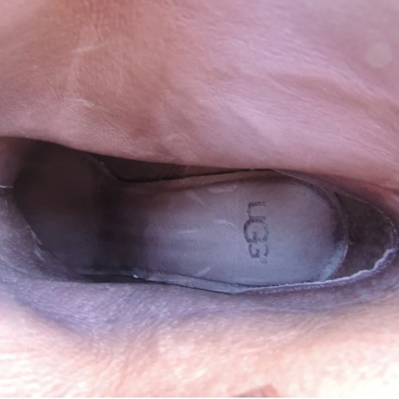 Ugg Dandridge Suede Harness Booties Mahogany-New in a box -SZ 8 - Picture 4 of 11